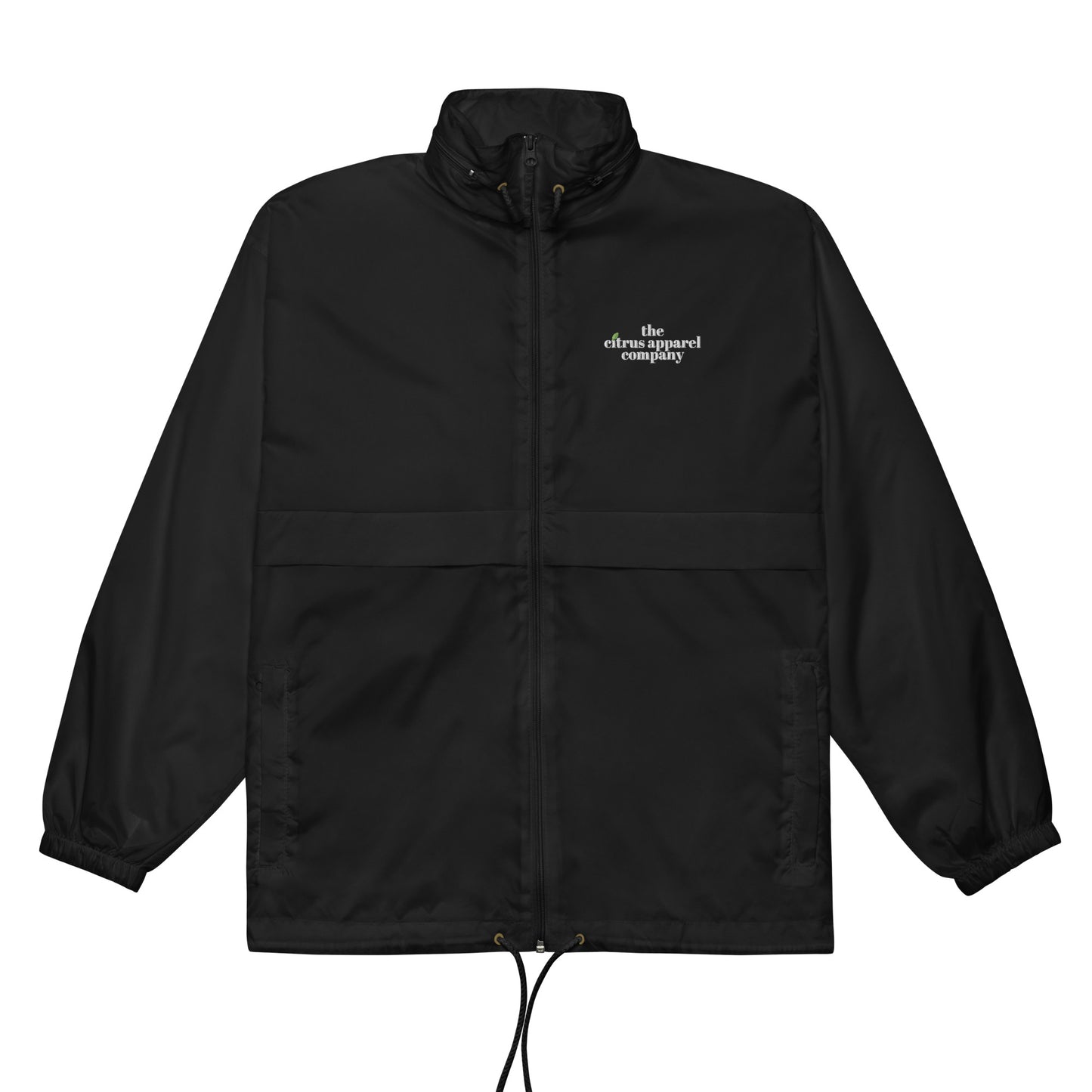 Citrus Black Windbreaker