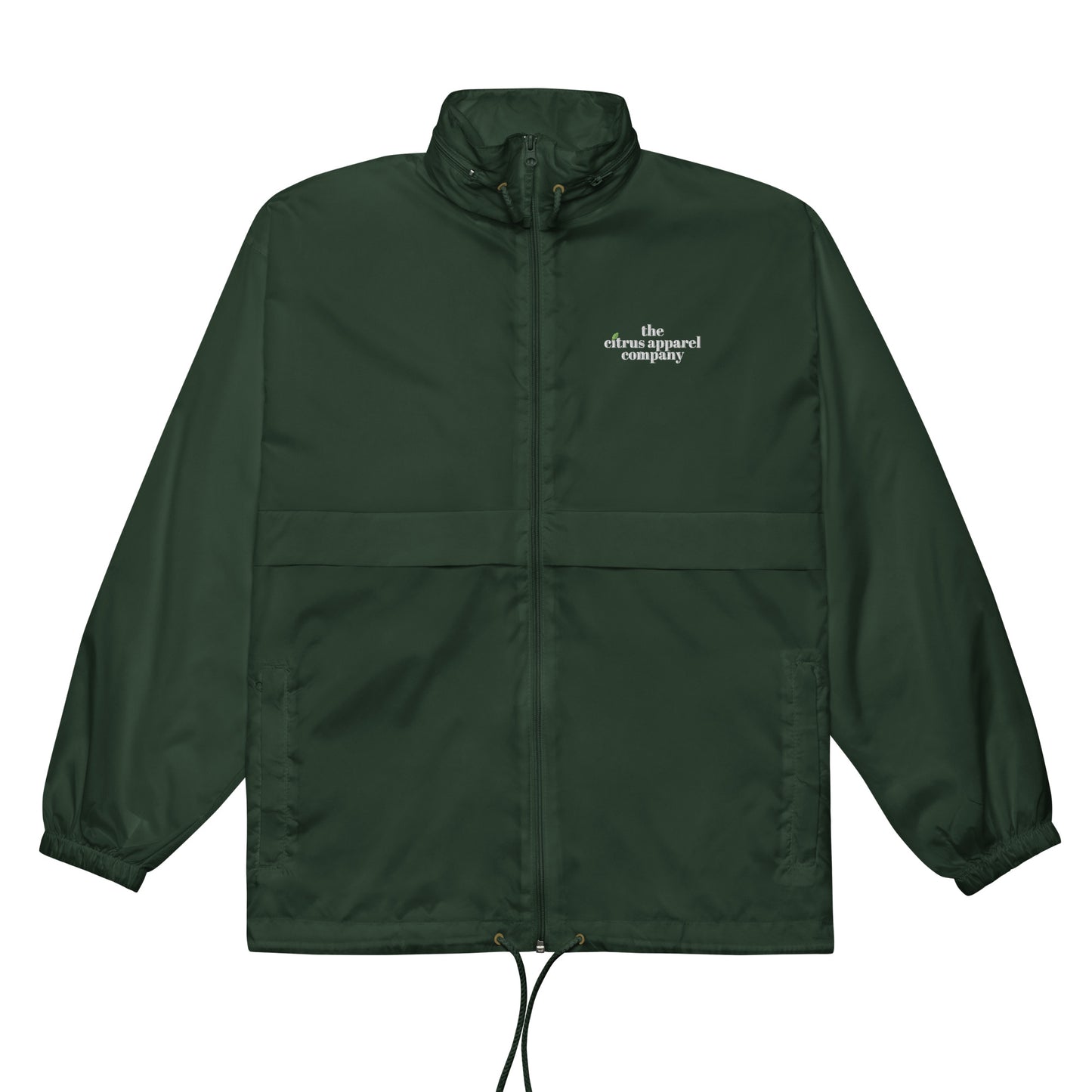 Citrus Forest Green Windbreaker