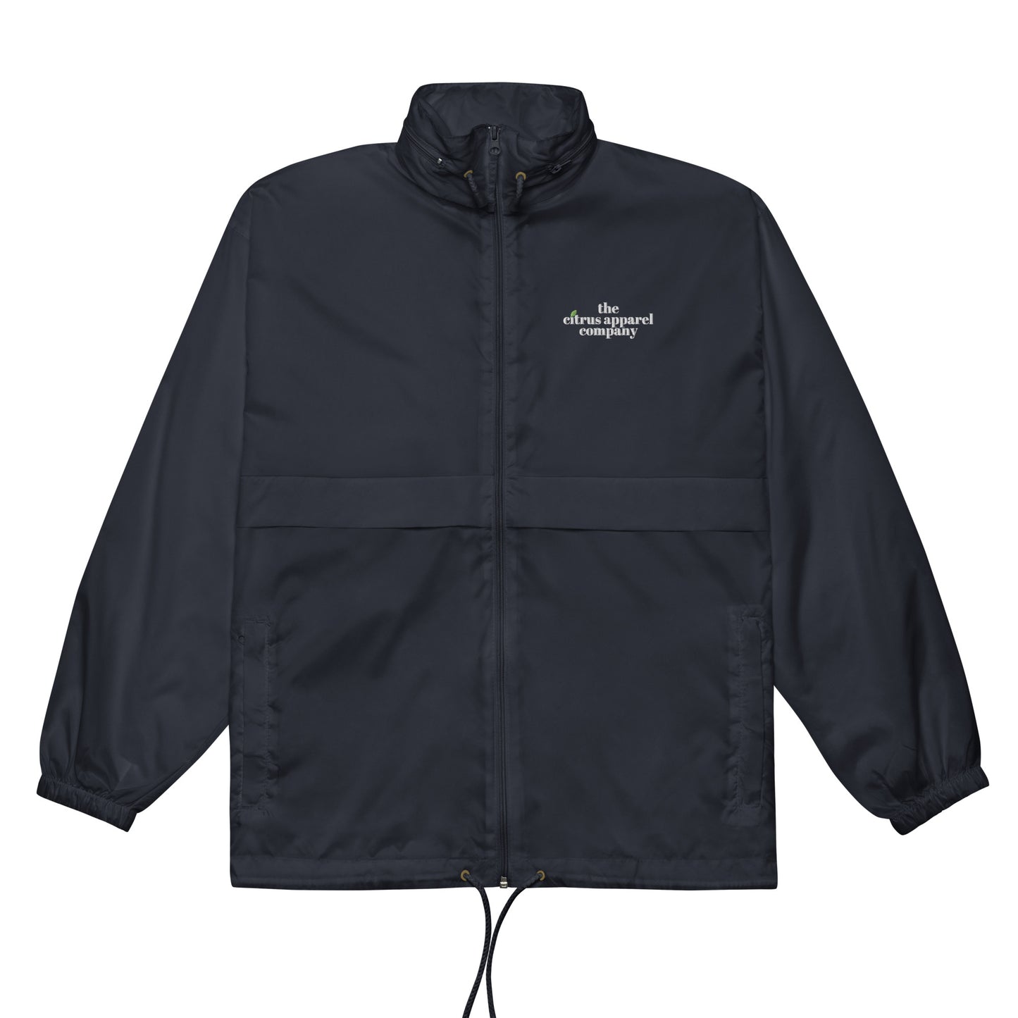 Citrus Navy Windbreaker
