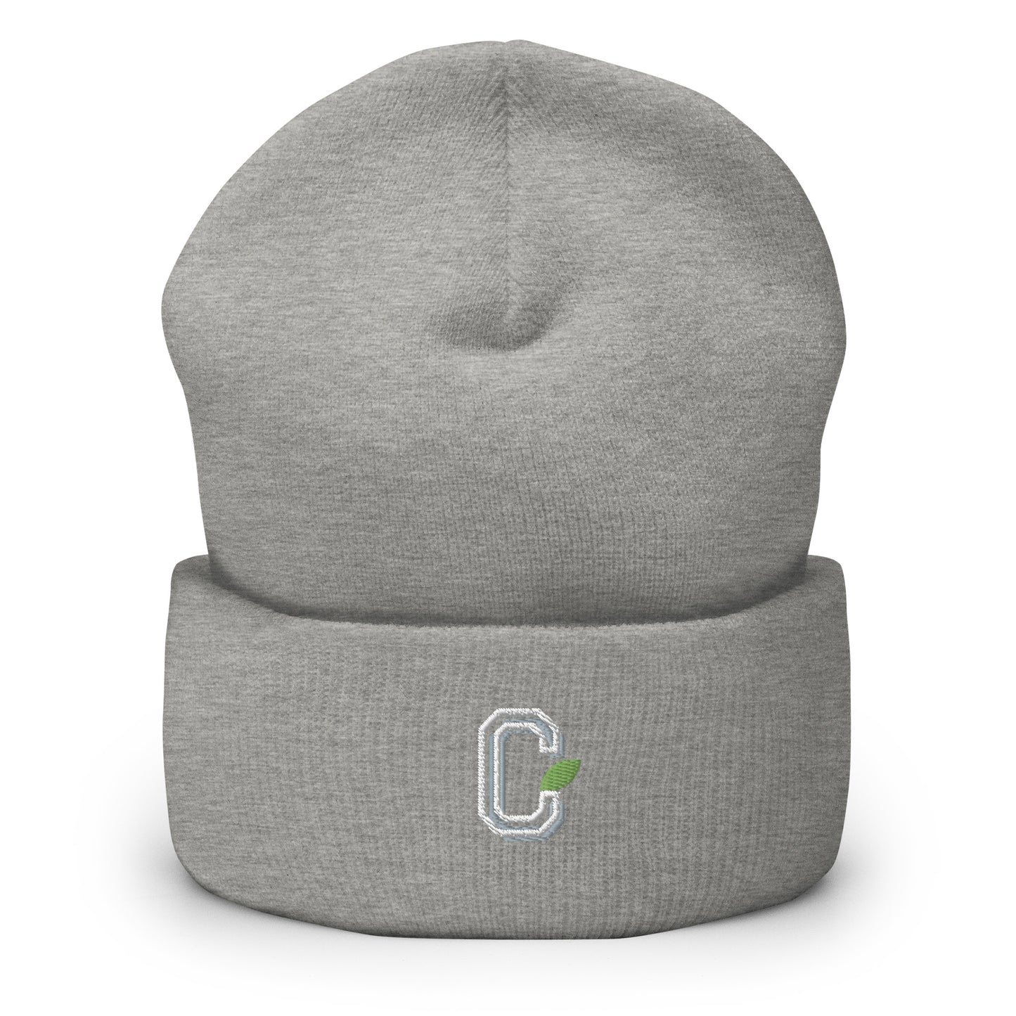 Cuffed Citrus Grey Beanie