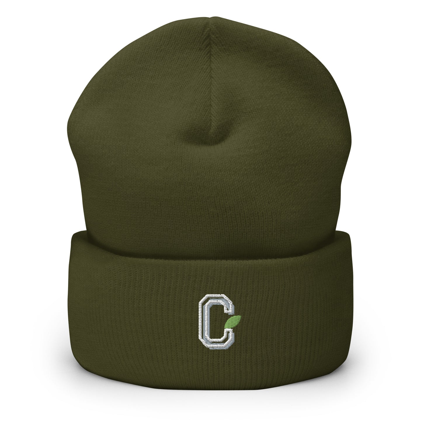Cuffed Citrus Olive Beanie