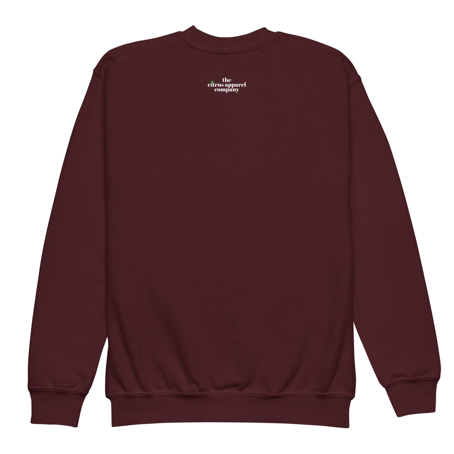 WO Youth Crewneck Maroon Sweatshirt