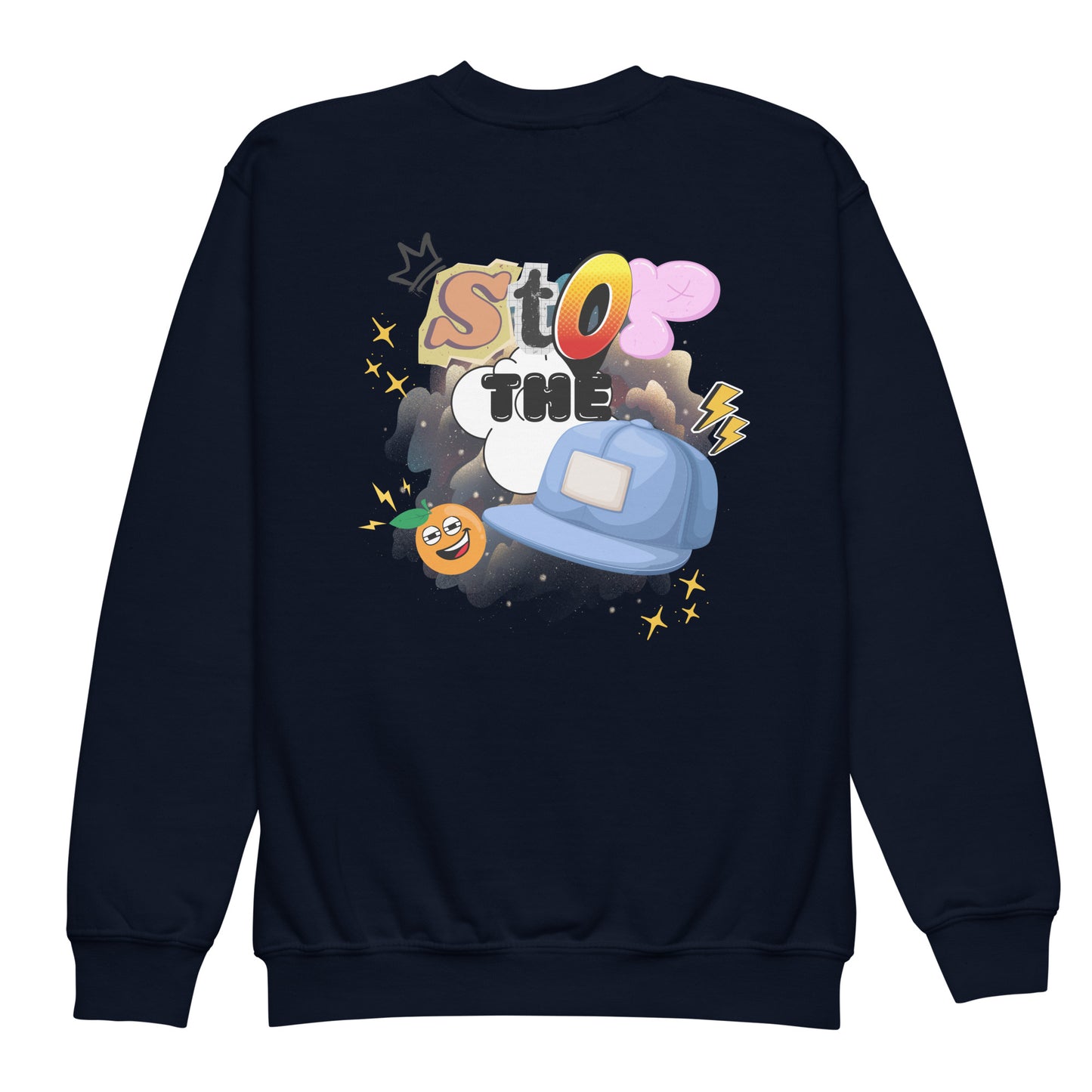 "Stop The Cap" Navy Crewneck