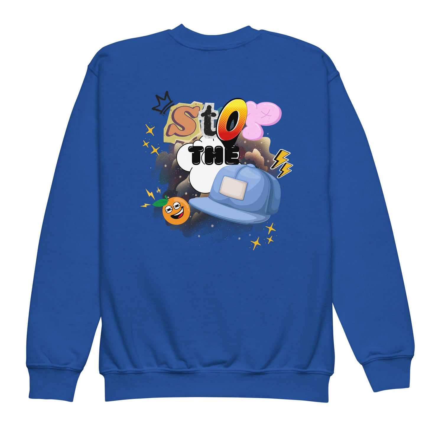"Stop The Cap" Blue Crewneck