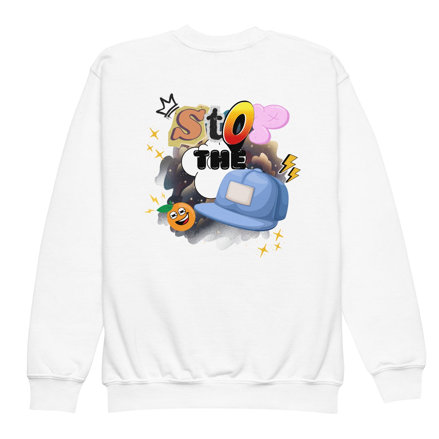 "Stop The Cap" White Crewneck
