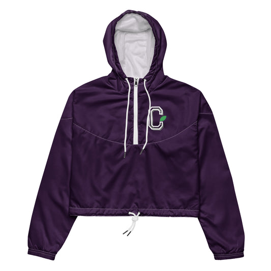 Cropped Grape Women's Windbreaker