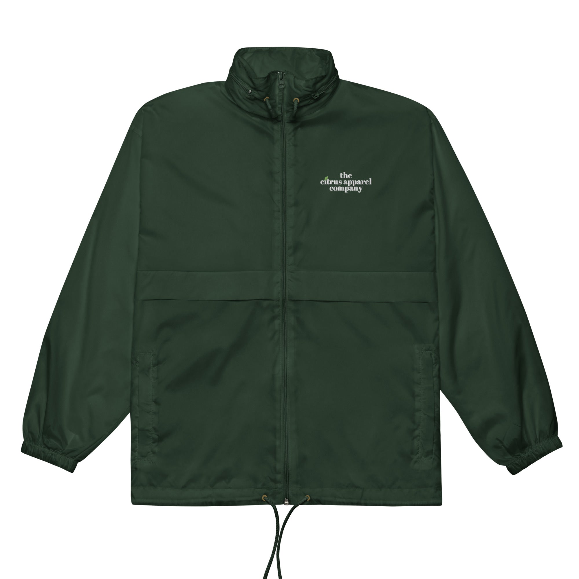 Citrus Forest Green Windbreaker