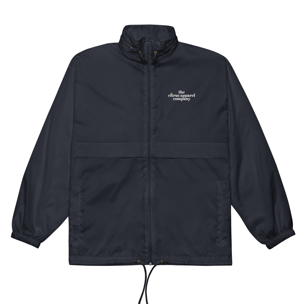 Citrus Navy Windbreaker