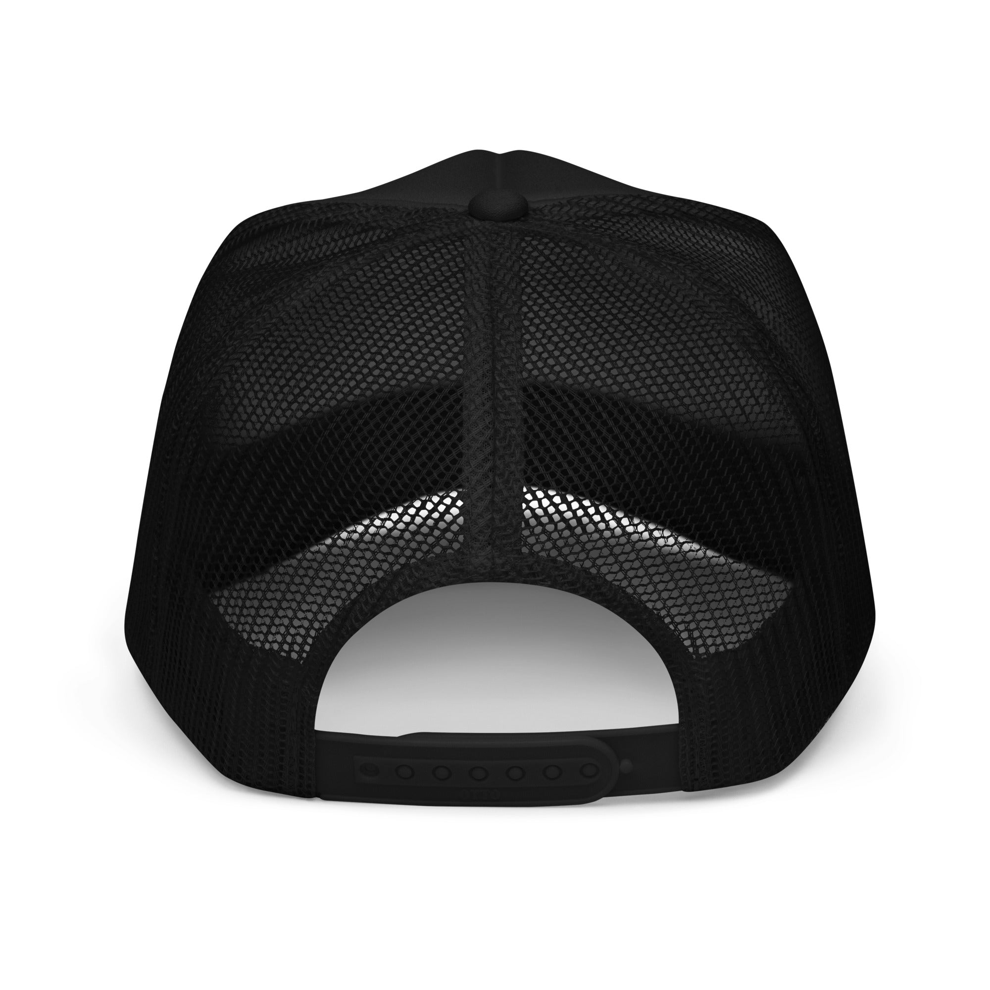 Embroidered Trucker Hat Black Eagle Rock Res