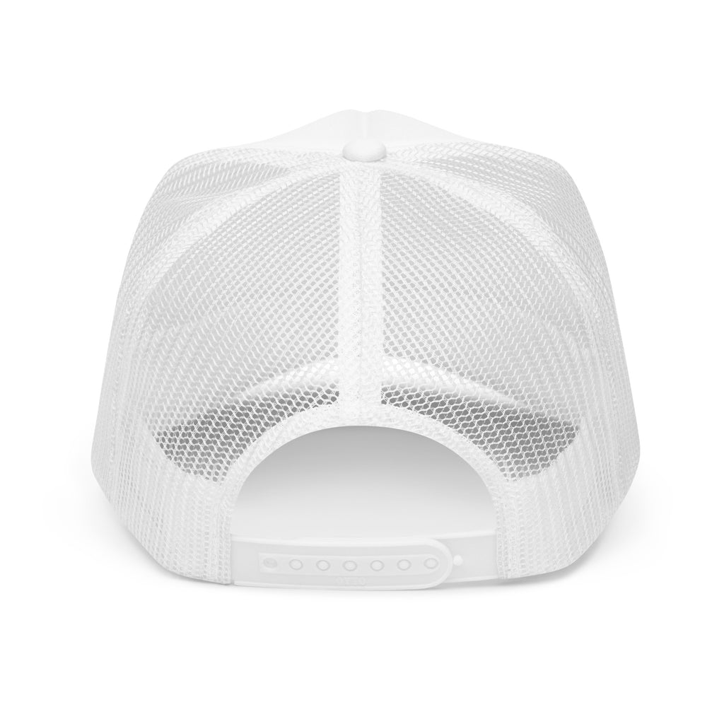 Embroidered Trucker Hat White Eagle Rock Res