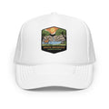 Embroidered Trucker Hat White South Mountain Res