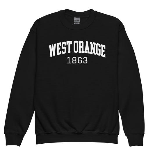 WO Youth Crewneck Black Sweatshirt