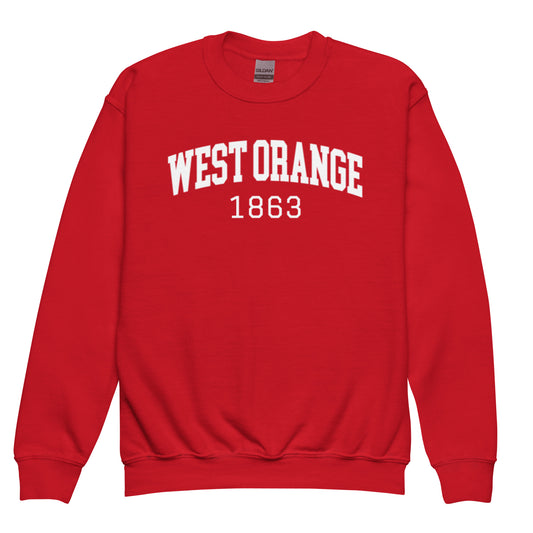 WO Youth Crewneck Red Sweatshirt